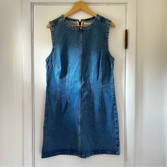 Abercrombie & Fitch Blue Denim Shell Mini Dress - Picture 2 of 10